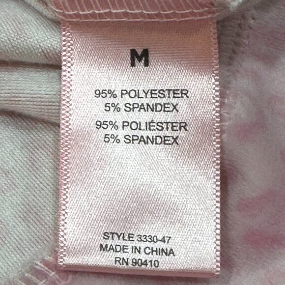 Juicy Couture Velour Night Sweatshirt Pink Camo Rhinestones Medium‎ Soft Sleep - Picture 6 of 6